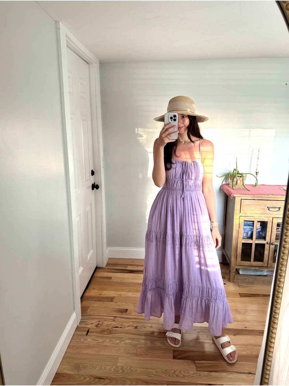 Free people taking sides lavender maxi Dress - Women
